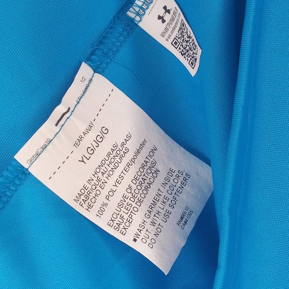 NWT Under Armour Blue Heatgear Long Sleeve Shirt - Picture 5 of 5
